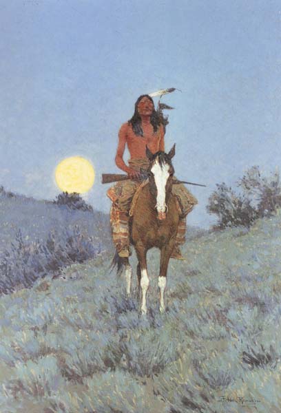 Frederic Remington The Outlier (mk43)